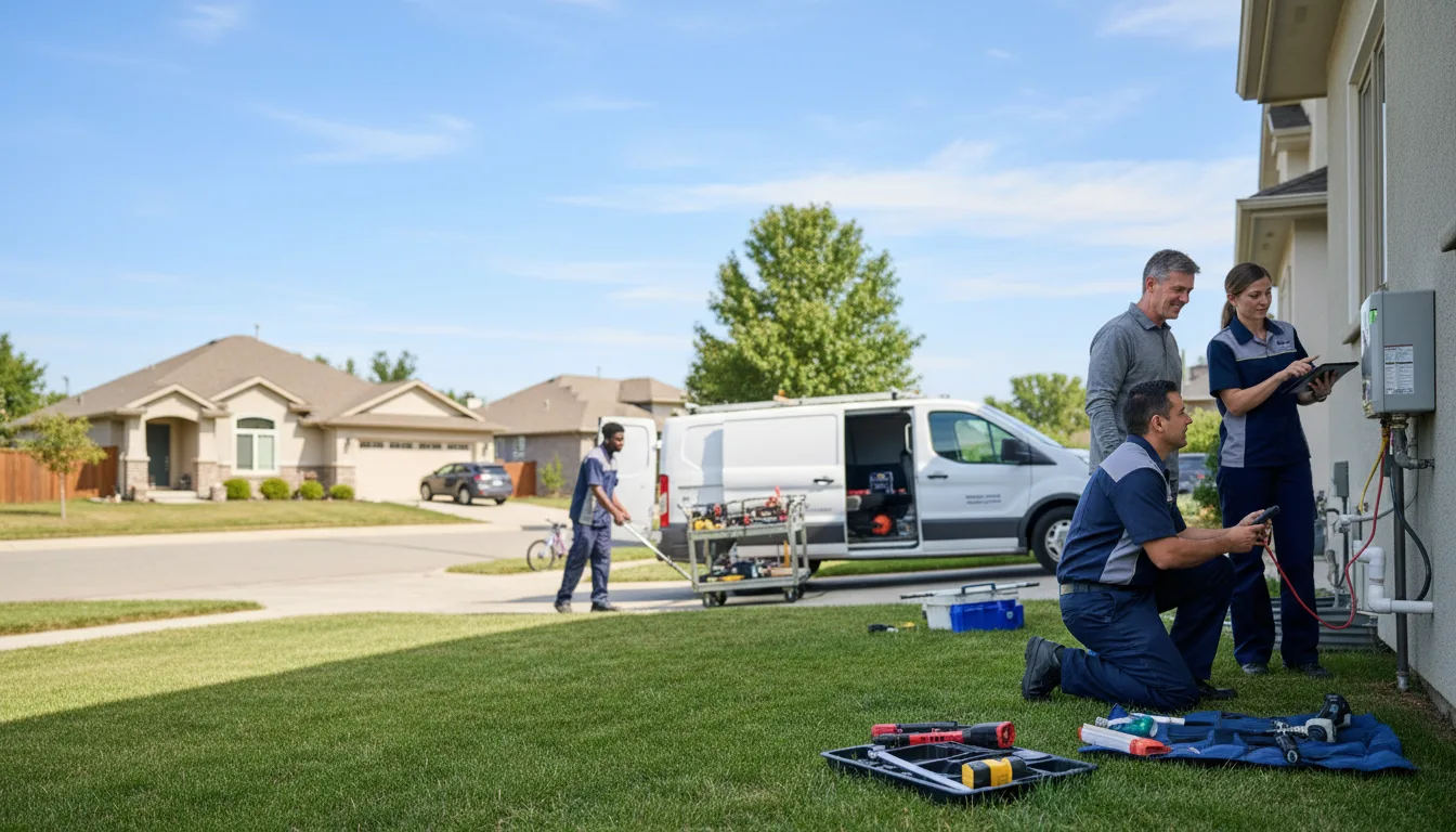 Tankless water heater service in Leonville, LA